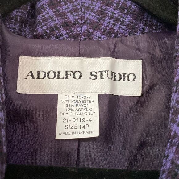 ADOLFO STUDIO two piece suit - Picture 9 of 10